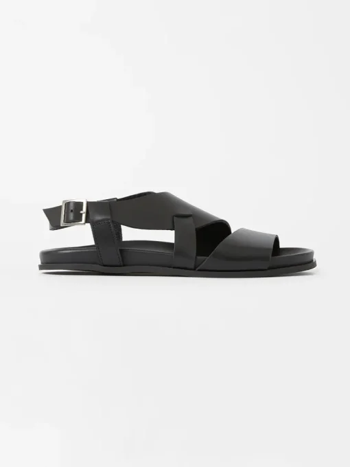 S+W x Branca Asymmetric Footbed Sandals