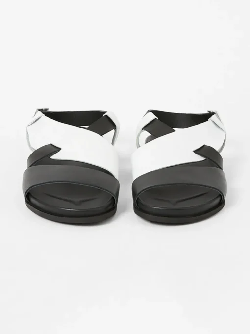 S+W x Branca Asymmetric Footbed Sandals