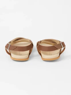 S+W x Branca Asymmetric Footbed Sandals