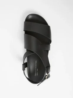S+W x Branca Asymmetric Footbed Sandals