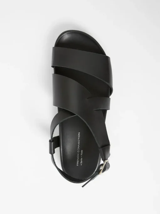 S+W x Branca Asymmetric Footbed Sandals