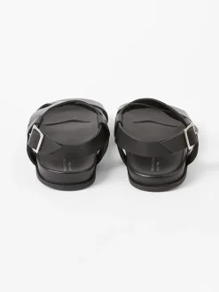 S+W x Branca Asymmetric Footbed Sandals