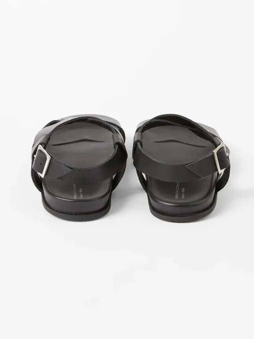 S+W x Branca Asymmetric Footbed Sandals