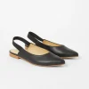S+W x Meriola Pointed Toe Slingback Ballerina Pumps