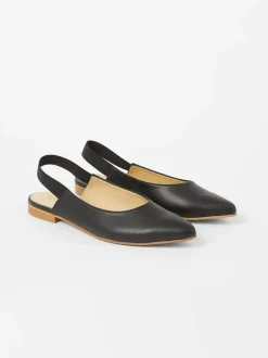 S+W x Meriola Pointed Toe Slingback Ballerina Pumps