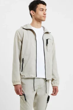 Tech Hooded Shacket
