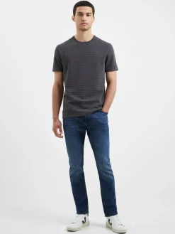 Texture Jersey Stripe T-Shirt