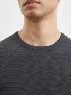 Texture Jersey Stripe T-Shirt