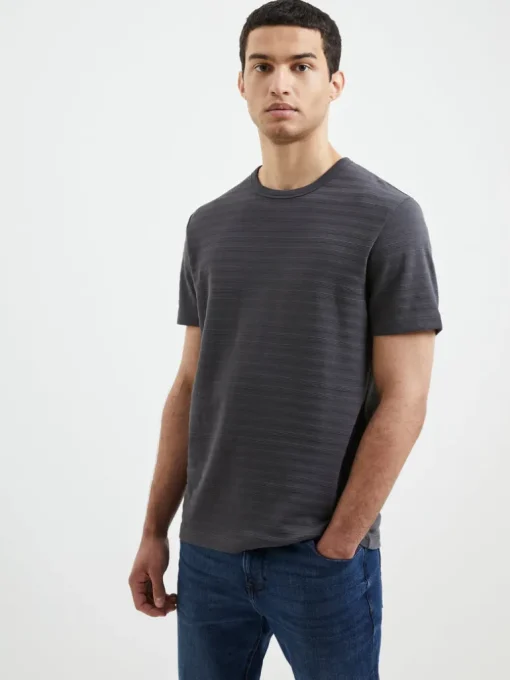 Texture Jersey Stripe T-Shirt