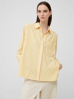 Thick Stripe Relaxed Popover Shirt