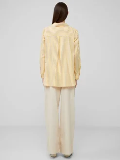Thick Stripe Relaxed Popover Shirt