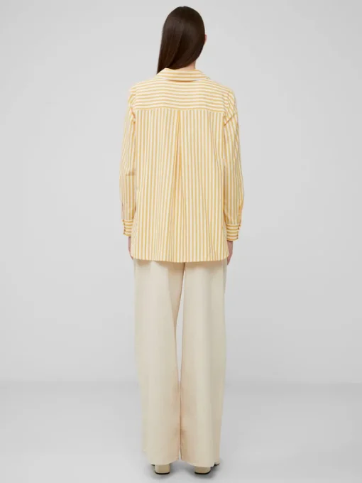 Thick Stripe Relaxed Popover Shirt