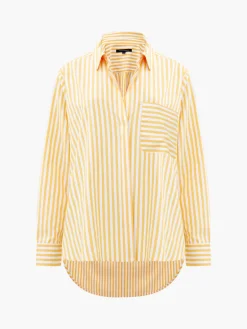 Thick Stripe Relaxed Popover Shirt
