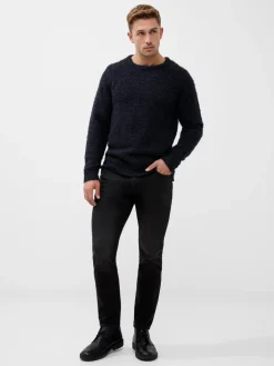 Twisted Boucle Crew Neck Jumper