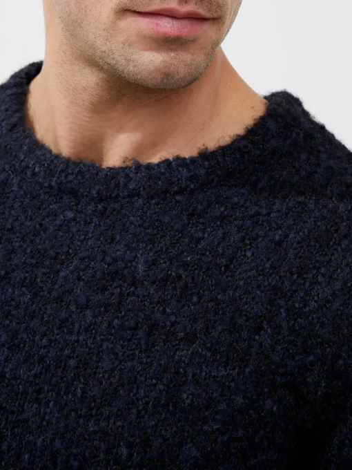 Twisted Boucle Crew Neck Jumper
