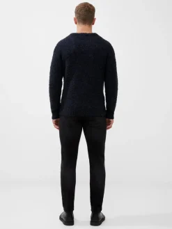 Twisted Boucle Crew Neck Jumper