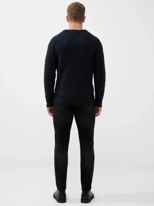 Twisted Boucle Crew Neck Jumper