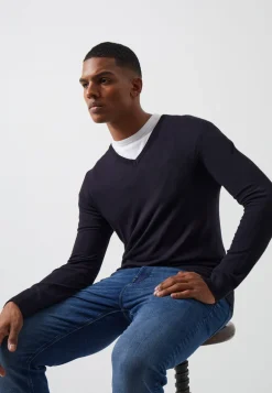 V-Neck Knit Jumper