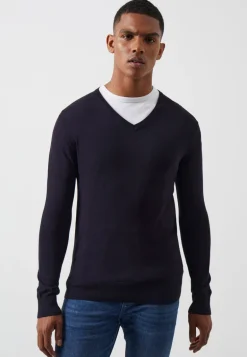 V-Neck Knit Jumper