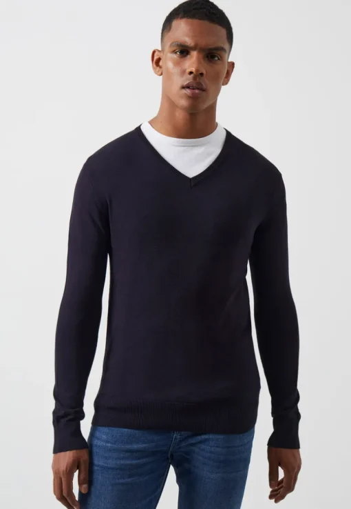 V-Neck Knit Jumper