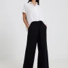 Whisper Belted Palazzo Trousers