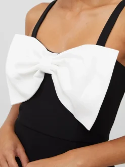 Whisper Bow Strappy Mini Dress 90