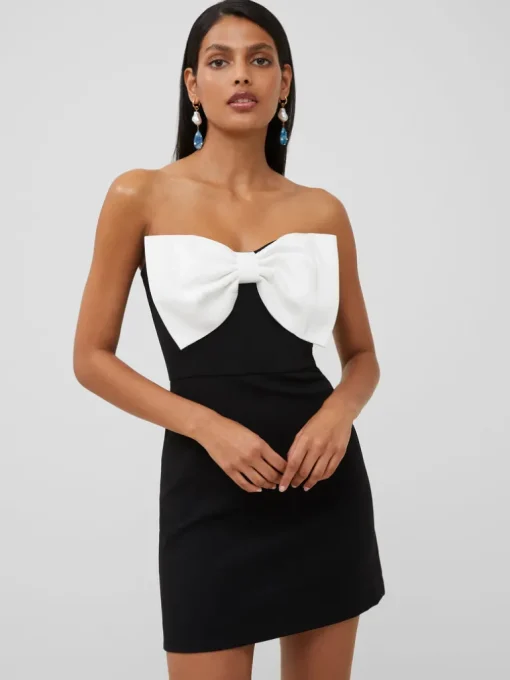 Whisper Bow Strappy Mini Dress 90