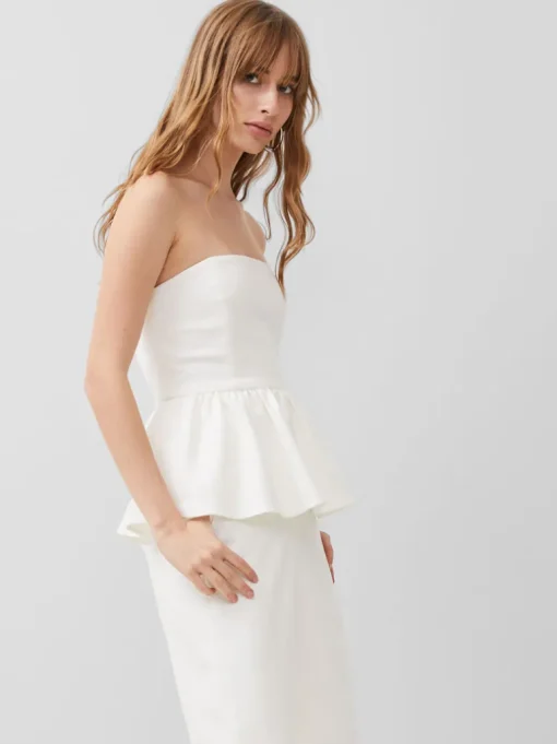 Whisper Strapless Peplum Top