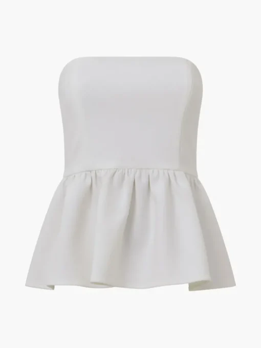 Whisper Strapless Peplum Top