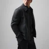 Wool Blend Blouson Coat