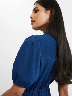Zaves Chambray Shirt Dress