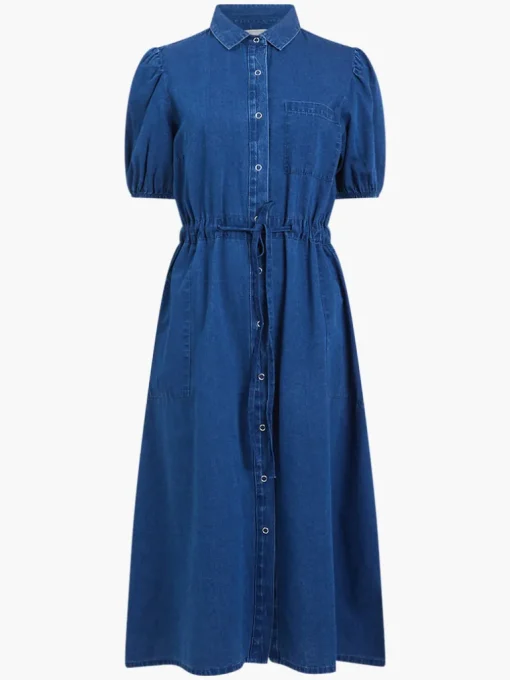 Zaves Chambray Shirt Dress