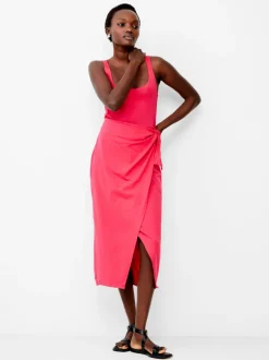 Zena Jersey Wrap Midi Dress