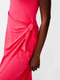 Zena Jersey Wrap Midi Dress